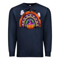 Navy halloween rainbow Premium Sweatshirt - Zillion Design Studio
