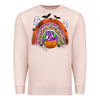 Pale Pink halloween rainbow Premium Sweatshirt - Zillion Design Studio