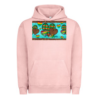 Pigment Salmon western hearts autism cup Urban Hoodie - Artiststas