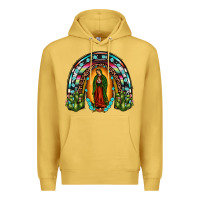 Antique Gold our lady of guadalupe rainbow Premium Hoodie - JahusDesignShop