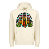 Sandshell our lady of guadalupe rainbow Premium Hoodie - JahusDesignShop