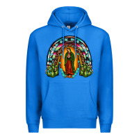 True Royal our lady of guadalupe rainbow Premium Hoodie - JahusDesignShop