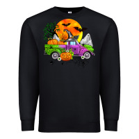Black halloween farm truck Premium Sweatshirt - Zillion Design Studio