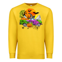 Lemon halloween farm truck Premium Sweatshirt - Zillion Design Studio