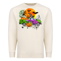 Sandshell halloween farm truck Premium Sweatshirt - Zillion Design Studio