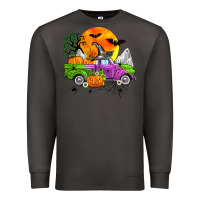 Smoke halloween farm truck Premium Sweatshirt - Zillion Design Studio