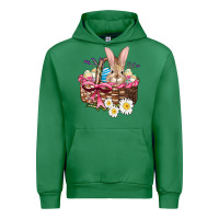 Emerald easter bunny and basket Urban Hoodie - AdoDesignShop