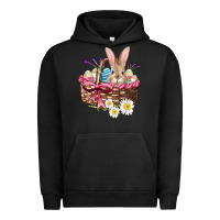 Pigment Black easter bunny and basket Urban Hoodie - AdoDesignShop
