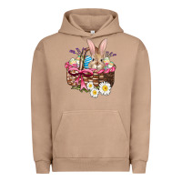 Pigment Burro easter bunny and basket Urban Hoodie - AdoDesignShop