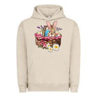 Pigment French Oak easter bunny and basket Urban Hoodie - AdoDesignShop