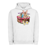 Pigment Lunar Rock easter bunny and basket Urban Hoodie - AdoDesignShop