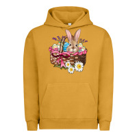 Pigment Peanut Butter easter bunny and basket Urban Hoodie - AdoDesignShop