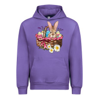 Tulip easter bunny and basket Urban Hoodie - AdoDesignShop