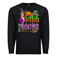 Black witch please Premium Sweatshirt - Zillion Design Studio