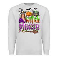 Dove Grey witch please Premium Sweatshirt - Zillion Design Studio