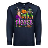 Navy witch please Premium Sweatshirt - Zillion Design Studio