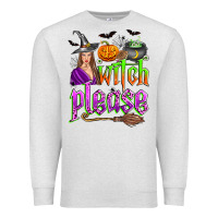 Oatmeal Heather witch please Premium Sweatshirt - Zillion Design Studio