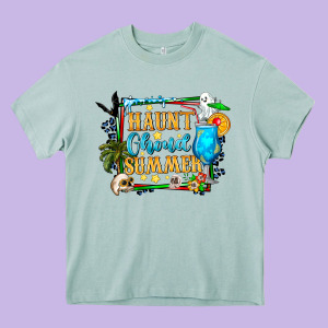Name Spooky Summer Vibes Heavy Core Tee Designed By Cowhidedigitalart