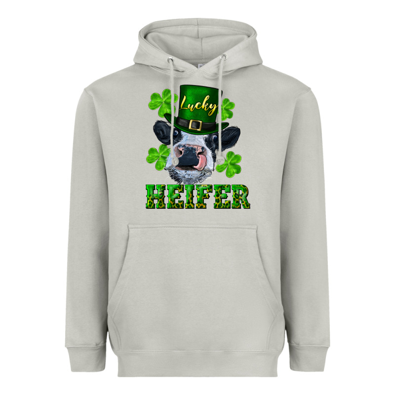 Lucky Heifer Heavyweight Hoodie by RanaPortraitStore | Teevron