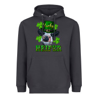 Smoke Lucky heifer Heavyweight Hoodie - RanaPortraitStore