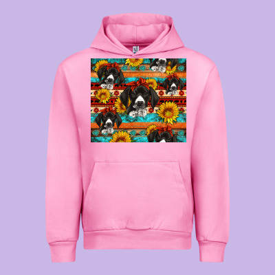 Western German Shorthaired Pointer Urban Hoodie Designed By Artiststas