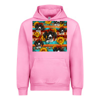 Fuchsia Pink western german shorthaired pointer Urban Hoodie - Artiststas