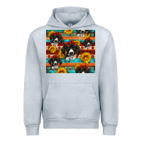 Heather Grey western german shorthaired pointer Urban Hoodie - Artiststas