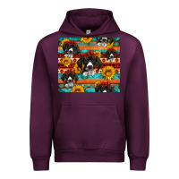 Mauve Wine western german shorthaired pointer Urban Hoodie - Artiststas