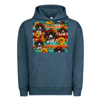 Pigment Midnight Navy western german shorthaired pointer Urban Hoodie - Artiststas