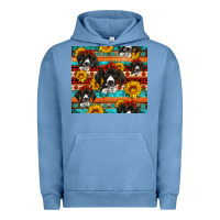 Pigment Pebble Blue western german shorthaired pointer Urban Hoodie - Artiststas