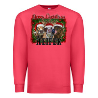 Cardinal merry christmas heifer Premium Sweatshirt - RanaPortraitStore