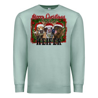 Seafoam merry christmas heifer Premium Sweatshirt - RanaPortraitStore