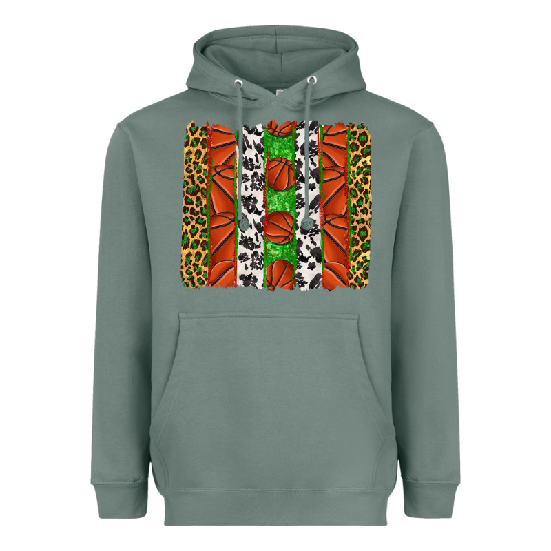 Basketball Brush Strokes Heavyweight Hoodie by texasbilliewilder | Teevron