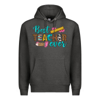 Charcoal Heather best teacher ever Premium Hoodie - BundleAndBundleShop