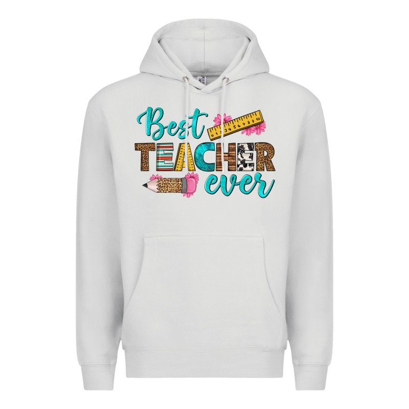 Best Teacher Ever Premium Hoodie by BundleAndBundleShop | Teevron