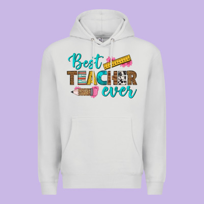 Best Teacher Ever Premium Hoodie Designed By Bundleandbundleshop