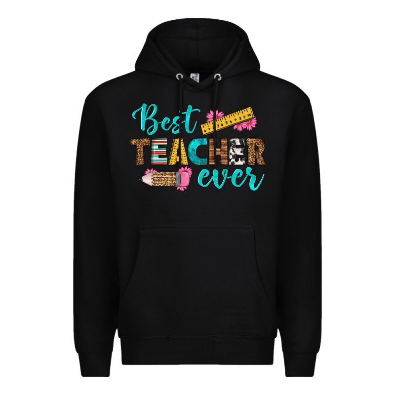 Best Teacher Ever Premium Hoodie by BundleAndBundleShop | Teevron