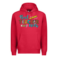 Cardinal best teacher ever Premium Hoodie - BundleAndBundleShop