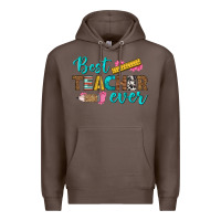 Coffee best teacher ever Premium Hoodie - BundleAndBundleShop