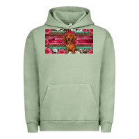 Pigment Oil Green dachshund puppy license plate Urban Hoodie - Artiststas