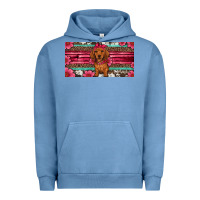 Pigment Pebble Blue dachshund puppy license plate Urban Hoodie - Artiststas