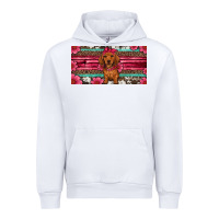 White dachshund puppy license plate Urban Hoodie - Artiststas