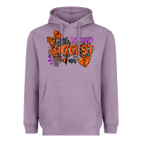 Lavender little sister biggest fan basketball Heavyweight Hoodie - Zillion Design Studio