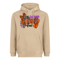 Mushroom little sister biggest fan basketball Heavyweight Hoodie - Zillion Design Studio