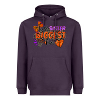 Plum little sister biggest fan basketball Heavyweight Hoodie - Zillion Design Studio