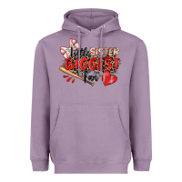 Lavender little sister biggest fan baseball Heavyweight Hoodie - Zillion Design Studio