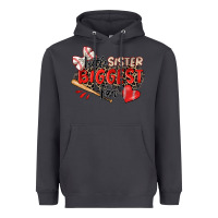 Smoke little sister biggest fan baseball Heavyweight Hoodie - Zillion Design Studio