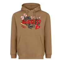 Toasted Coconut little sister biggest fan baseball Heavyweight Hoodie - Zillion Design Studio