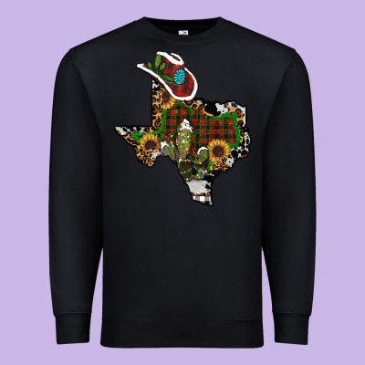 Christmas Texas Premium Sweatshirt Designed By Ranaportraitstore