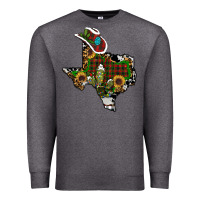 Charcoal Heather christmas texas Premium Sweatshirt - RanaPortraitStore
